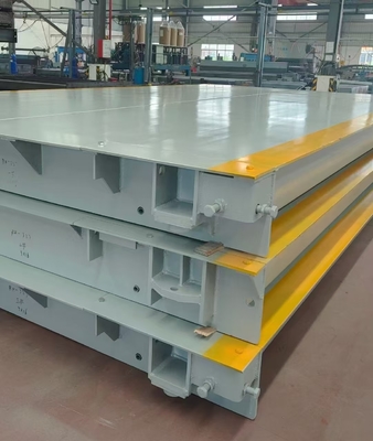 Glanzige plaat Truck Scale Weighbridge Met LED Display Binnen -10C 50C