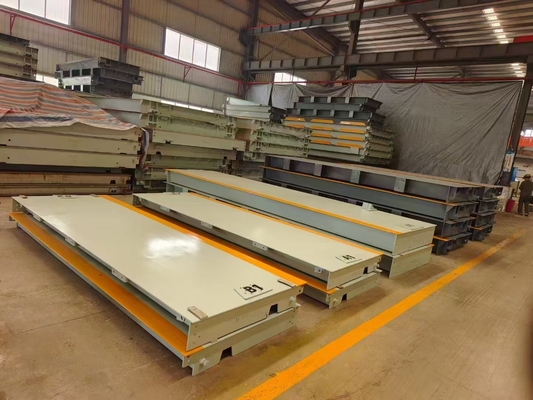 Glanzige plaat Truck Scale Weighbridge Met LED Display Binnen -10C 50C